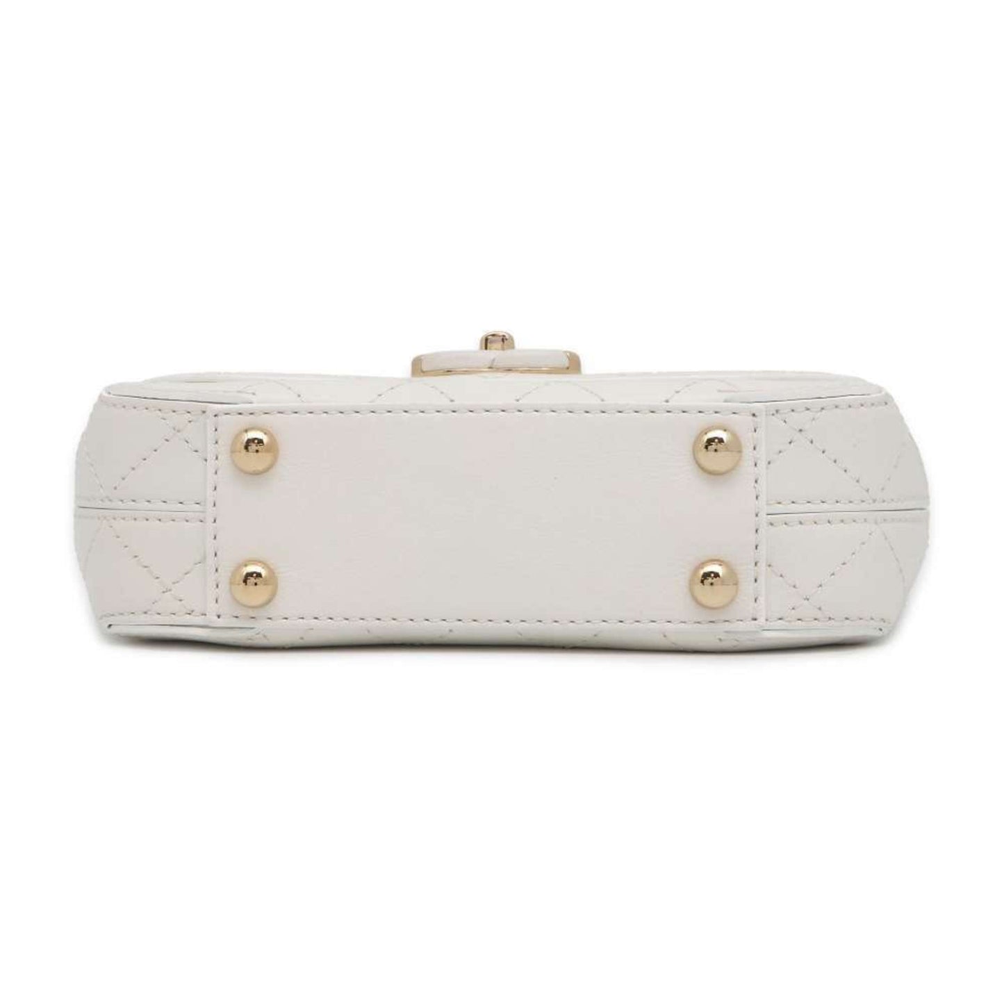 Chanel Chain Shoulder Bag Matelasse Coco Mark CHANEL White