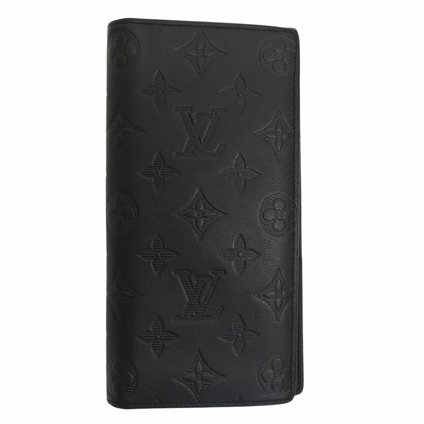 LOUIS VUITTON Portefeuille Blazer Monogram Shadow Black M62900 Bifold Long Wallet Men's