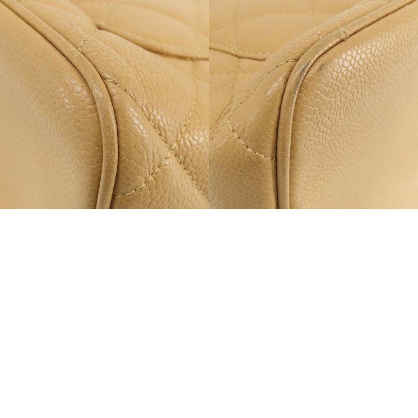 Chanel Reproduction Tote Bag Caviar Skin Women's