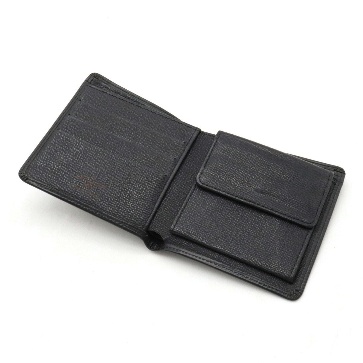 LOUIS VUITTON Epi Portefeuille Marco Bifold Wallet Soft Leather Noir Black M63652