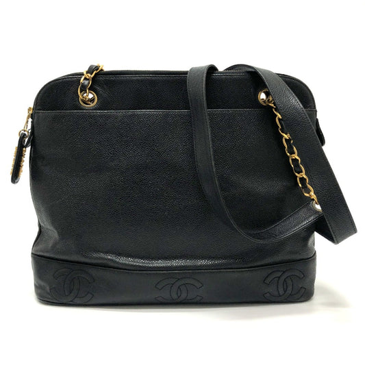 Chanel Trip Luco co Bag Tote Bag Black