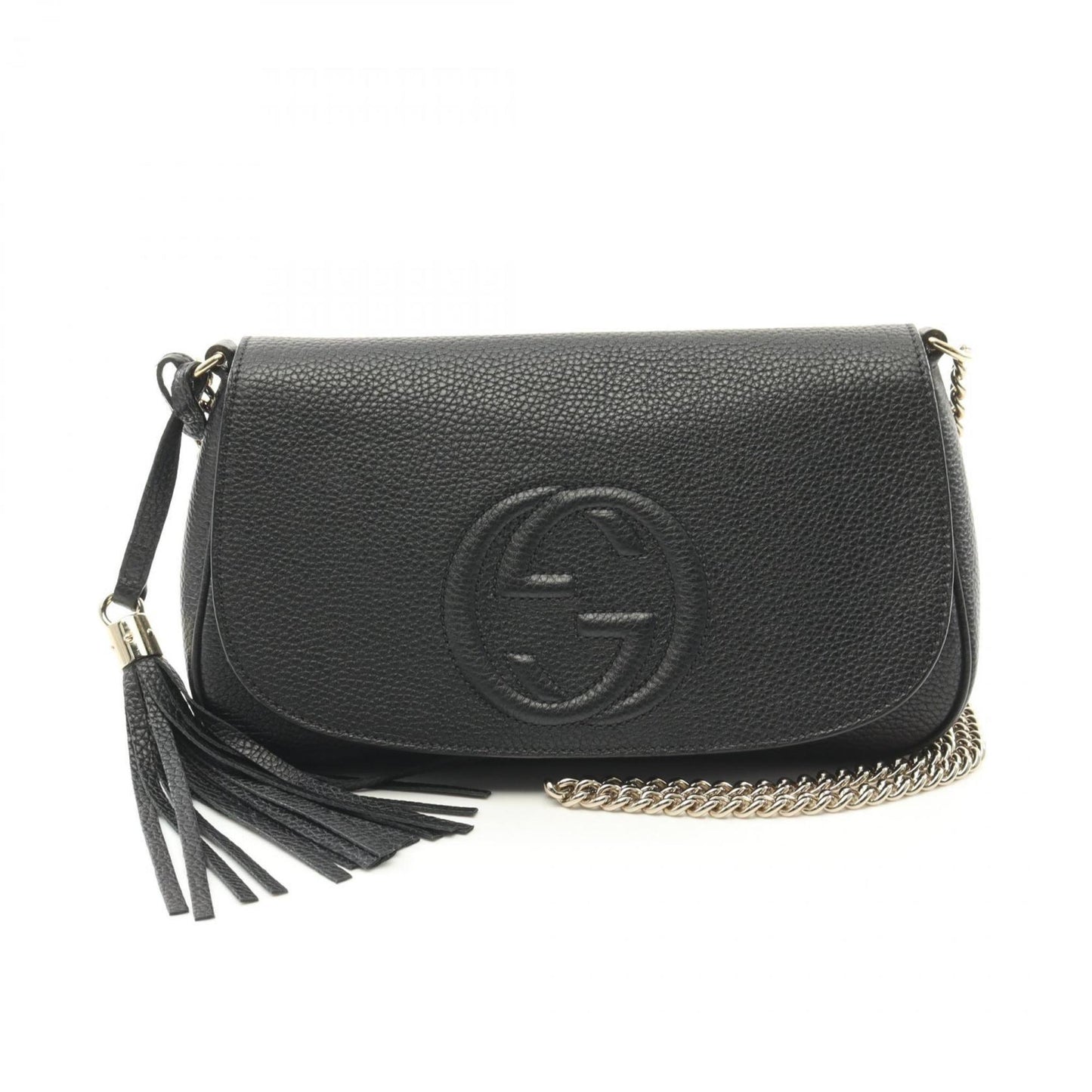 Gucci Black Leather Shoulder Bag ()