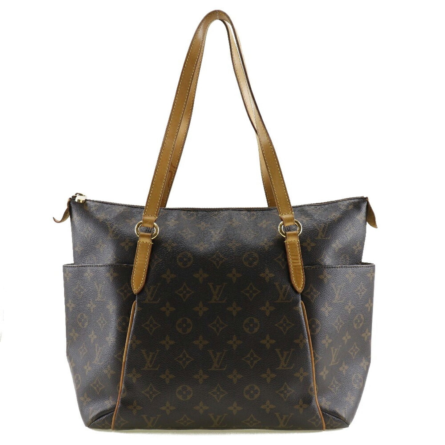 LOUIS VUITTON Totally MM Tote Bag M56689 Monogram Canvas Brown FL1192 Women's
