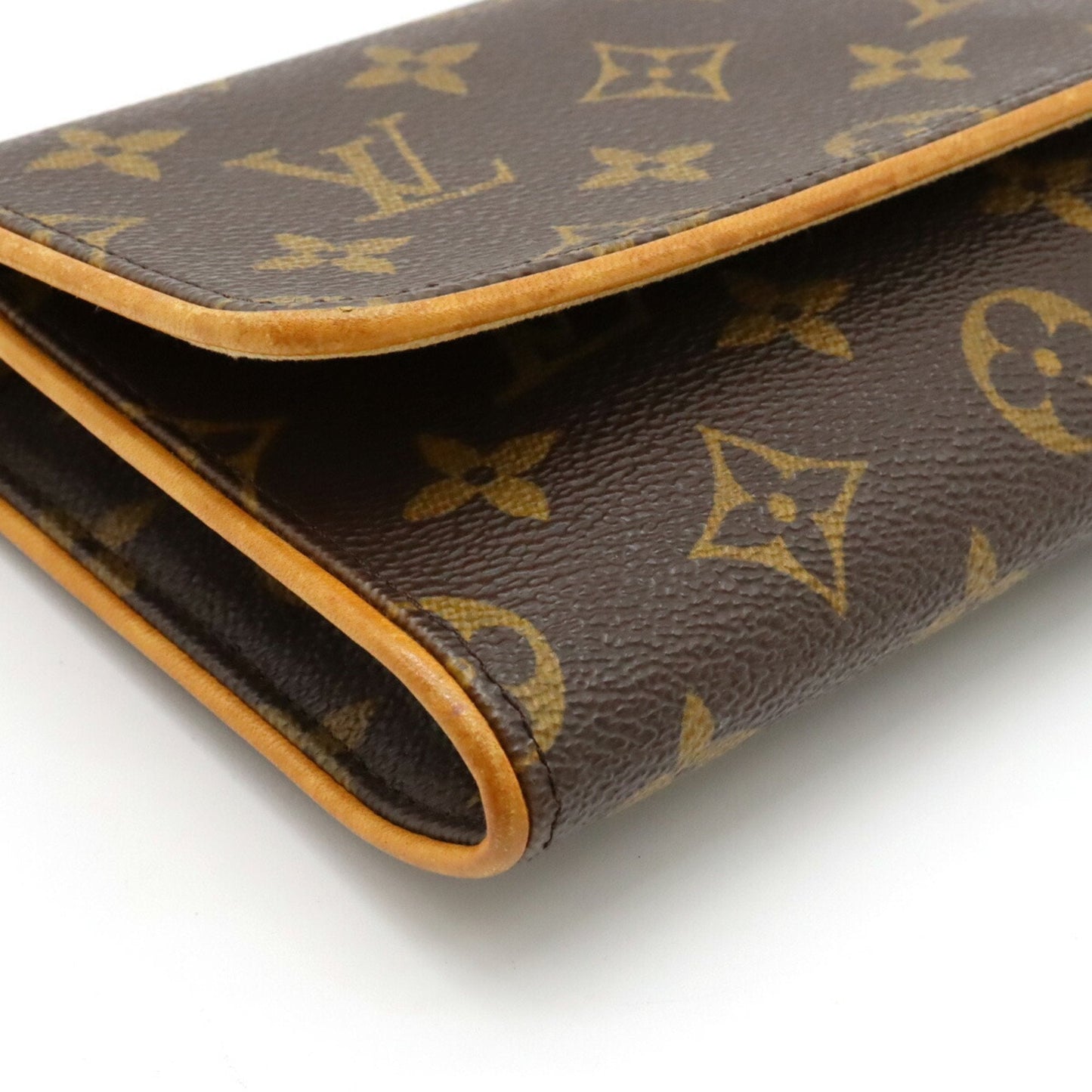 LOUIS VUITTON Monogram Pochette Twin GM Shoulder Bag Clutch M51852