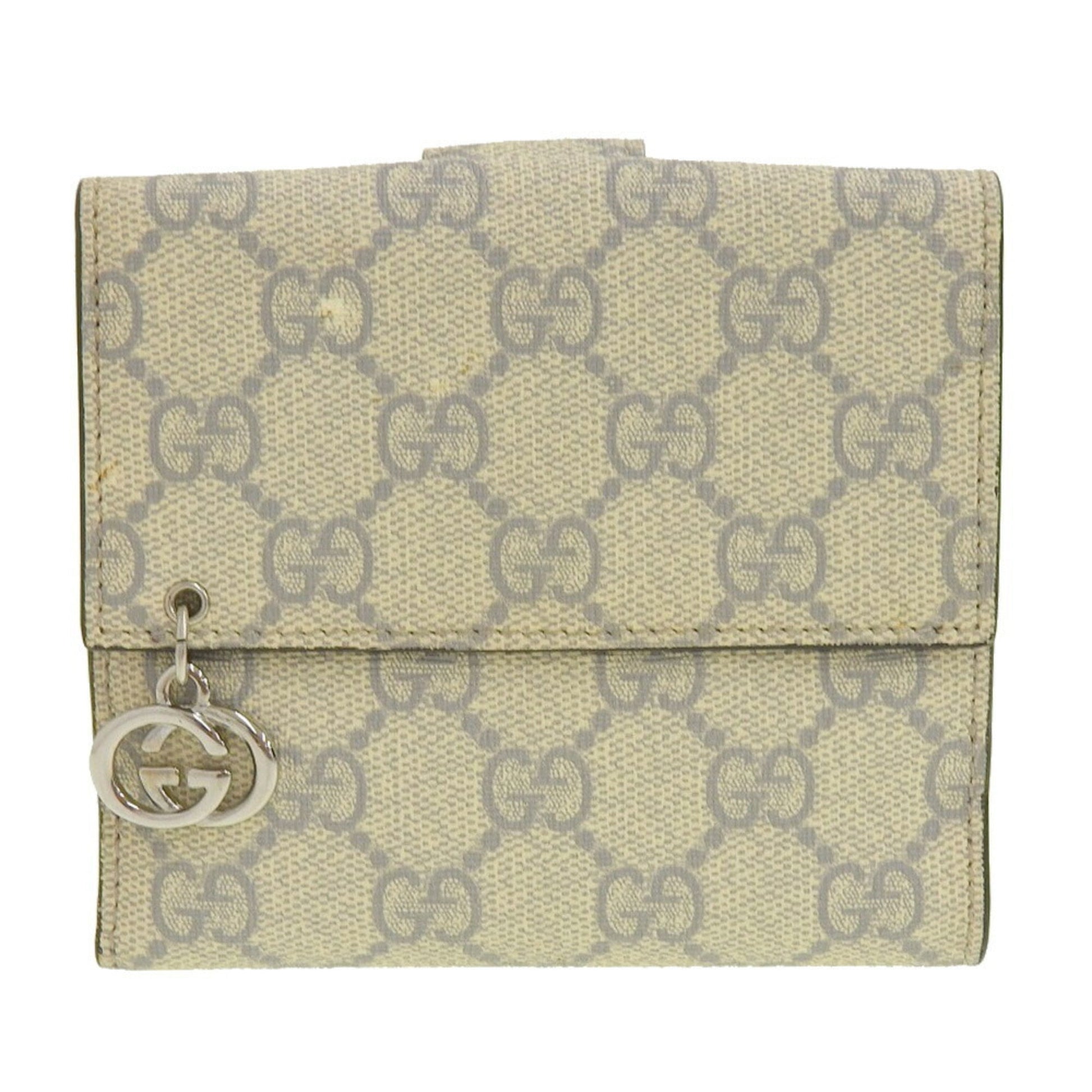 Gucci Gray Gg Plus Wallet (Bi-Fold) ()