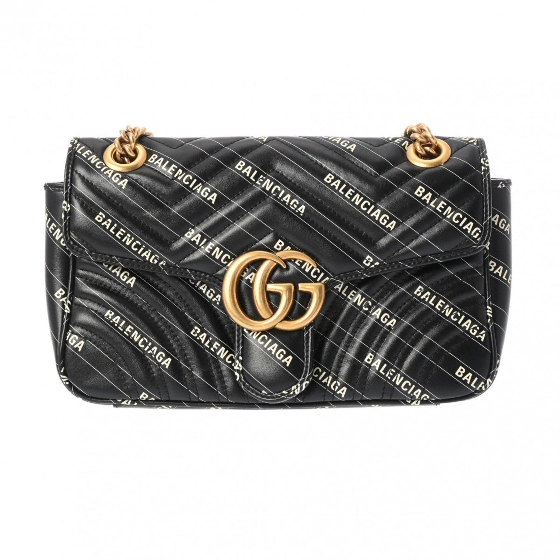Gucci Black Leather Shoulder Bag ()