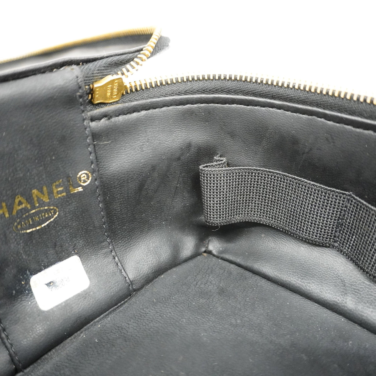 ChanelAuth  Vanity Bag Women's Caviar Leather Vanity Bag Black