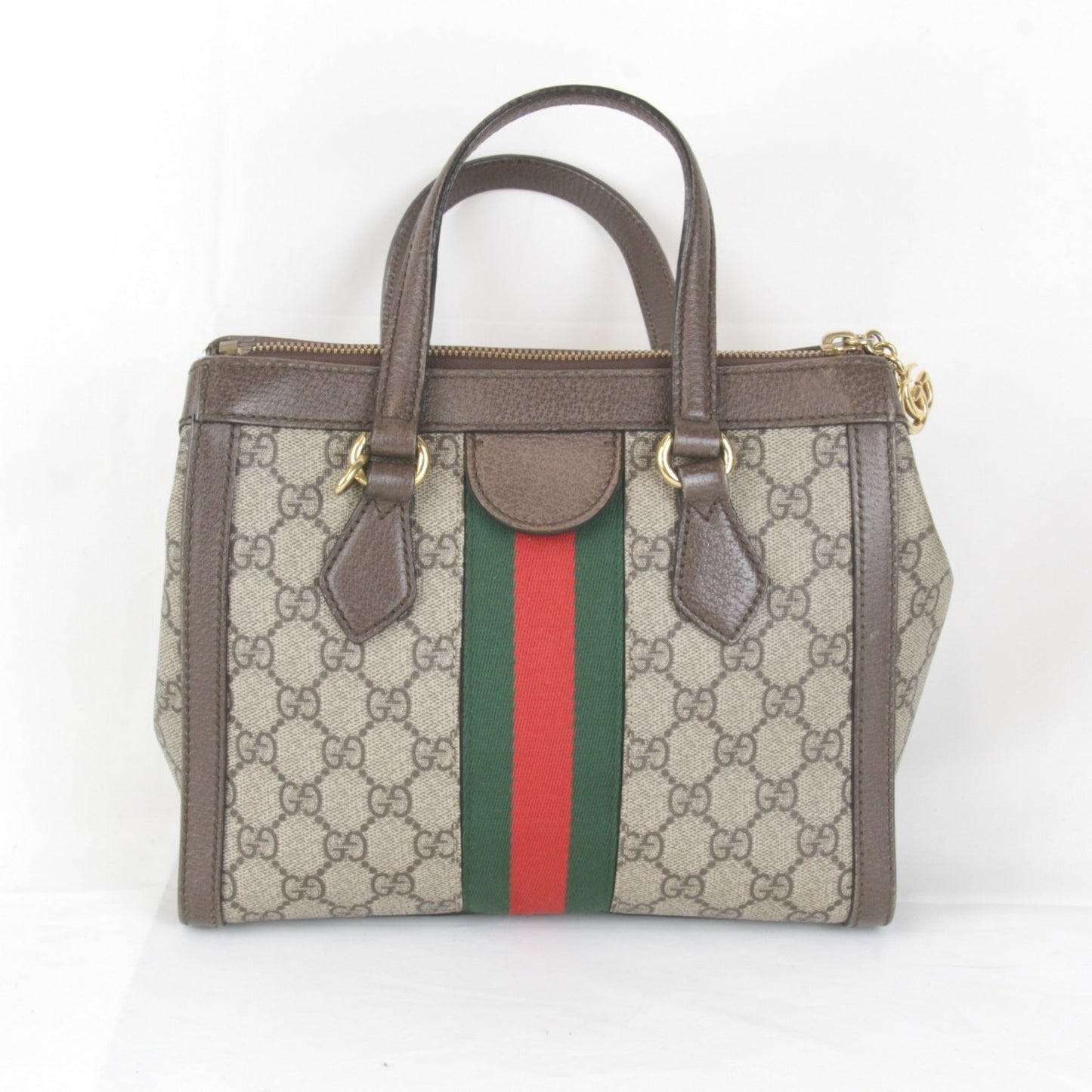 Gucci Brown Gg Supreme Canvas Shoulder Bag