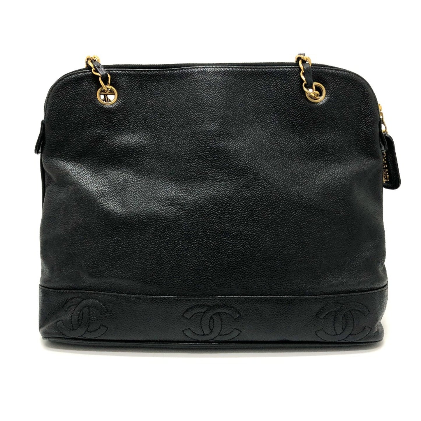 Chanel Trip Luco co Bag Tote Bag Black