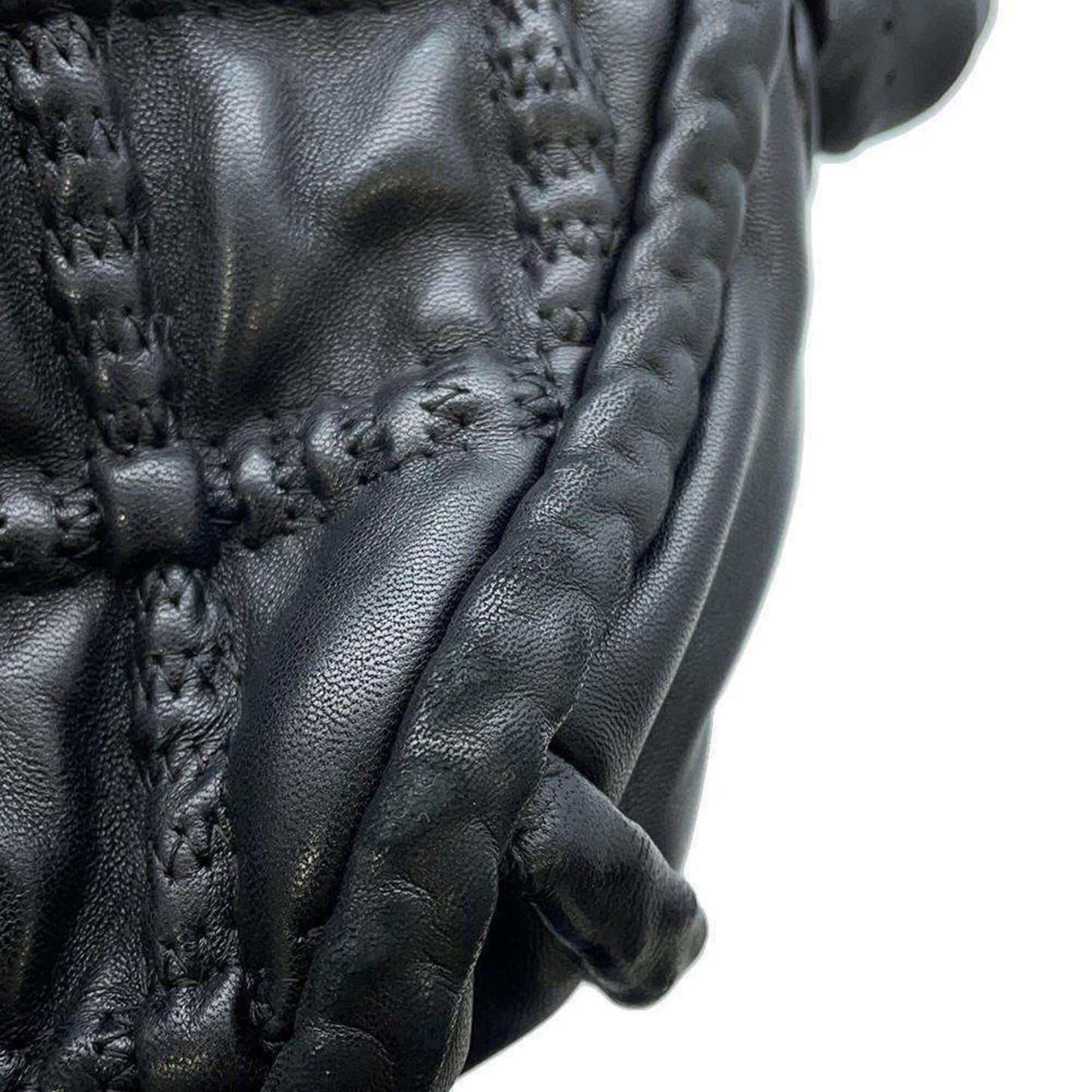 Chanel Shoulder Bag Matelasse Coco Mark Lambskin A36450 CHANEL Hand Black