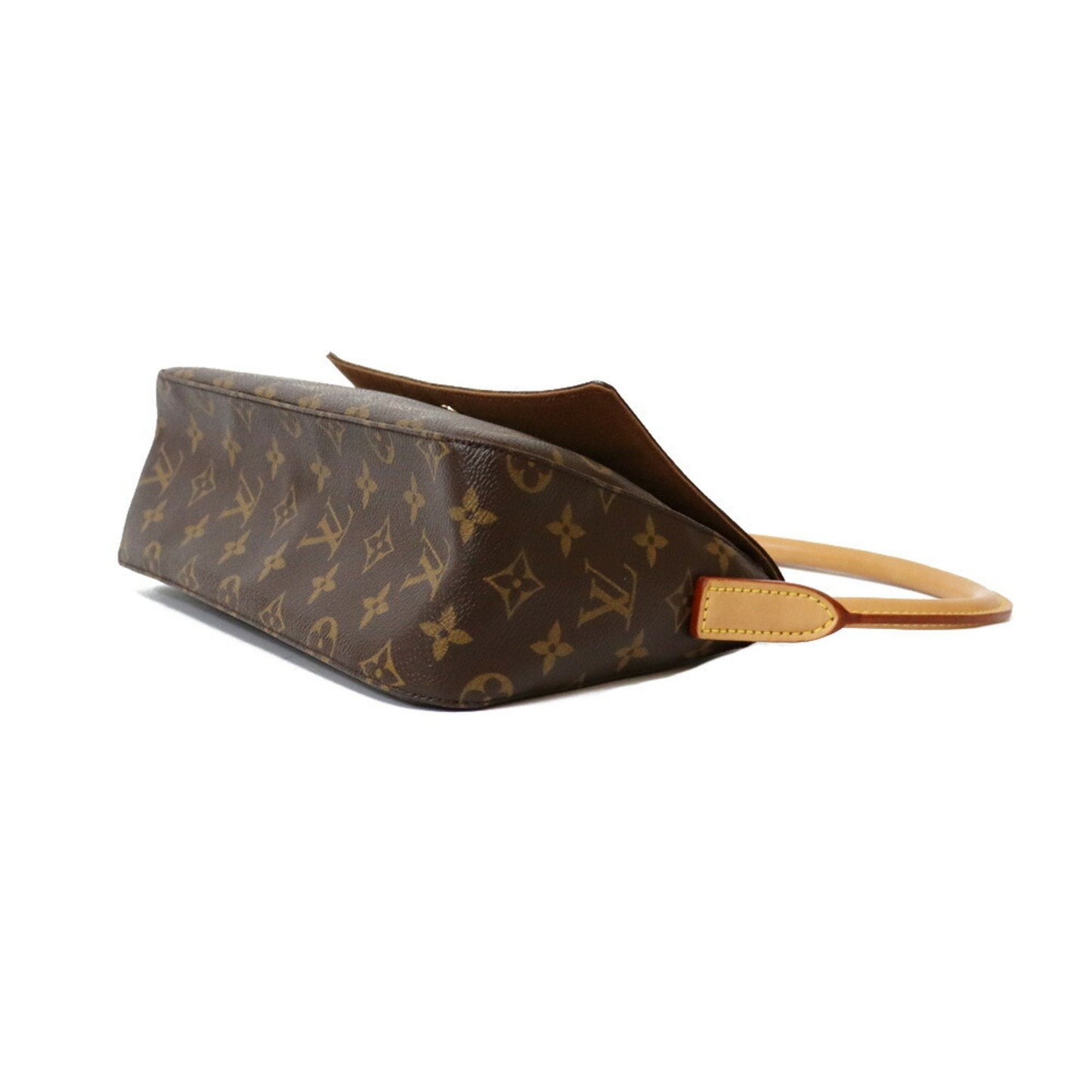 LOUIS VUITTON Shoulder Bag Monogram Mini Looping M51147 Brown Women's Canvas