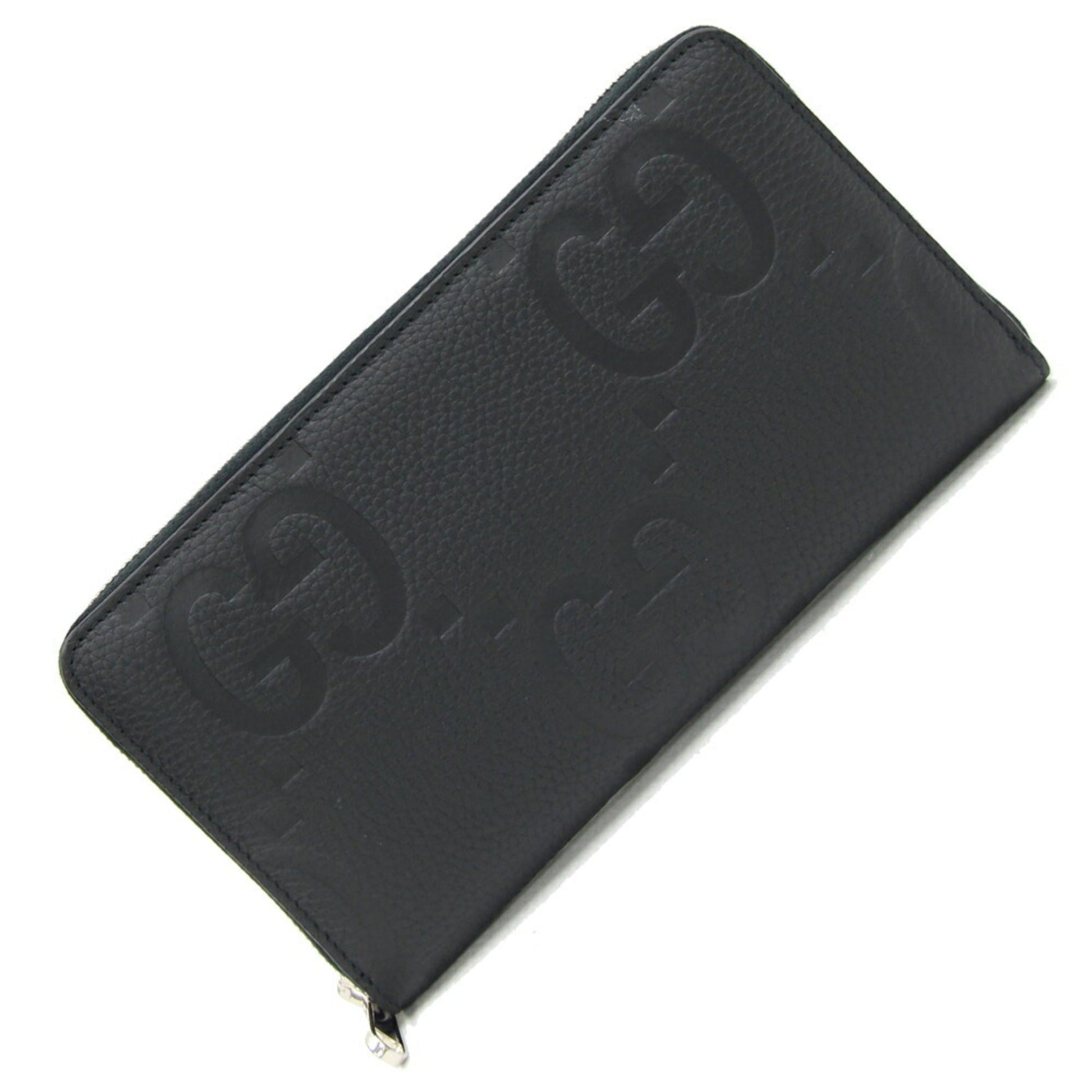 Gucci Black Leather Long Wallet (Bi-Fold) ()