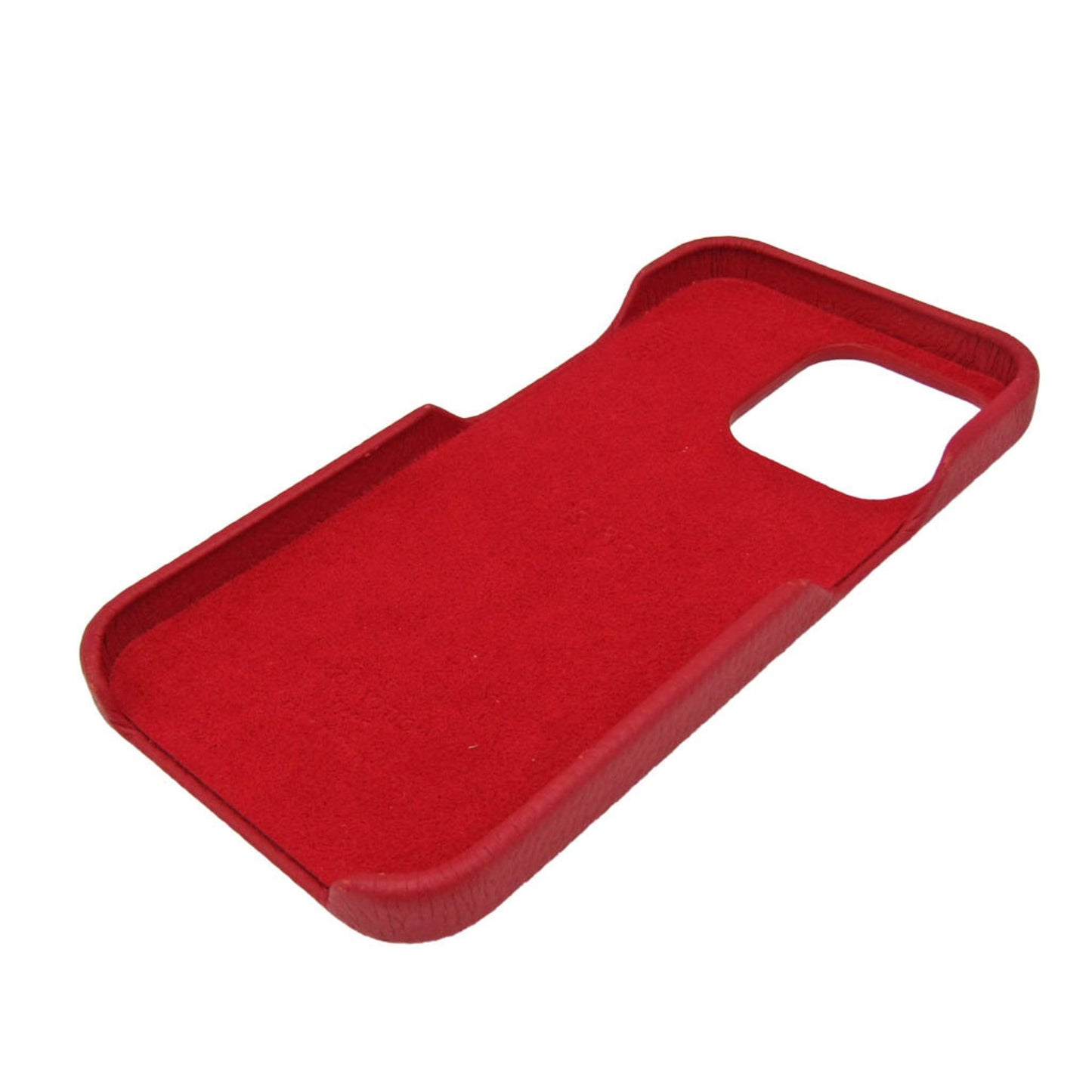 LOUIS VUITTON Monogram Leather Phone Bumper Monogram,Red Color iPhone BUMPER 13 PRO M81343