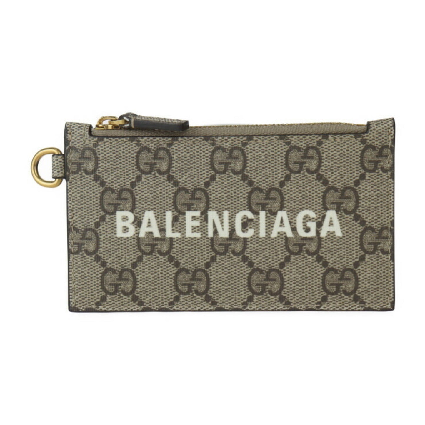 Gucci Beige Brown Gg Supreme Canvas Coin Purse/Coin Case