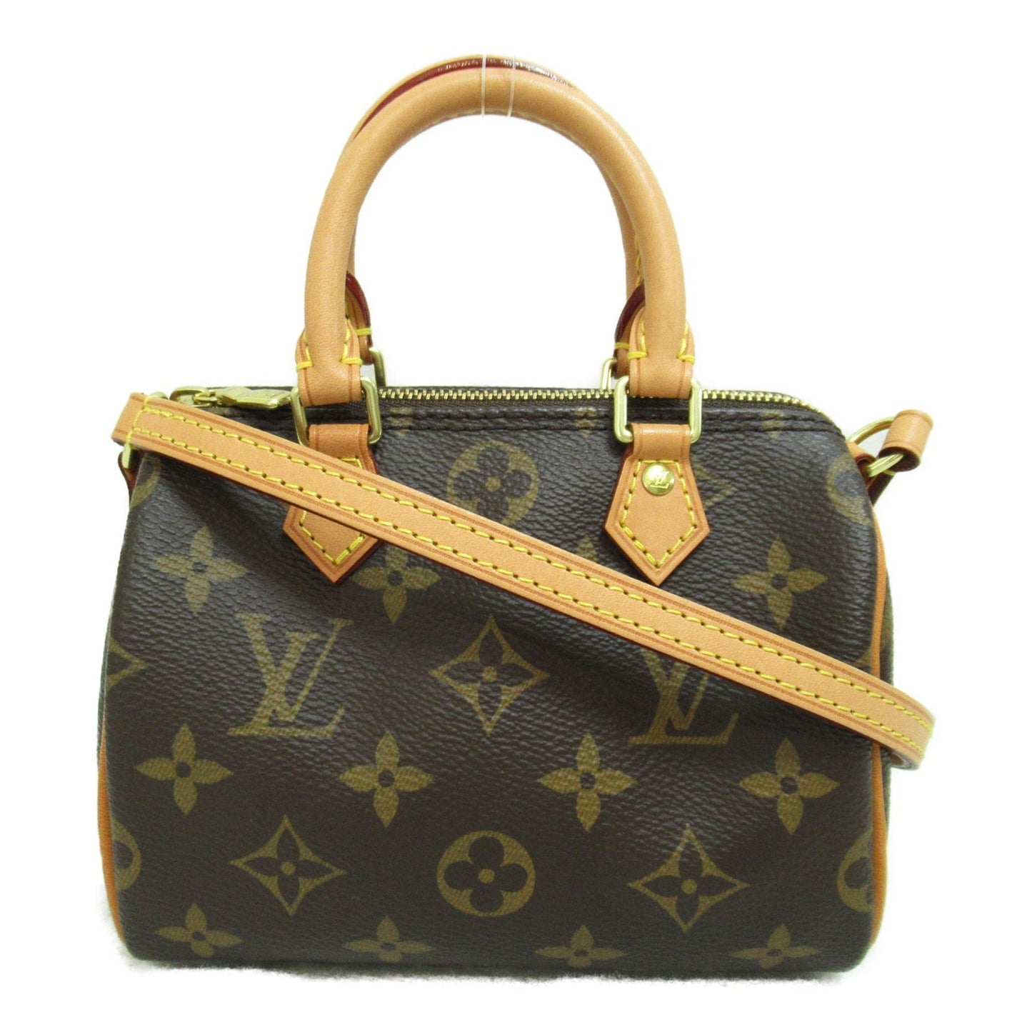 LOUIS VUITTON Nano speedy Brown Monogram PVC coated canvas M61252