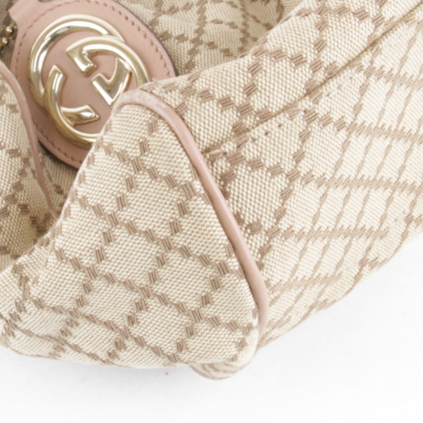Gucci Beige Canvas Handbag