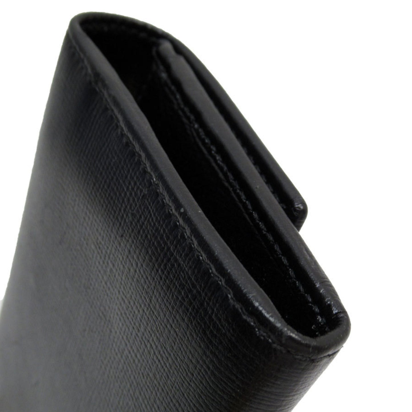 Gucci Black Leather Long Wallet (Bi-Fold)