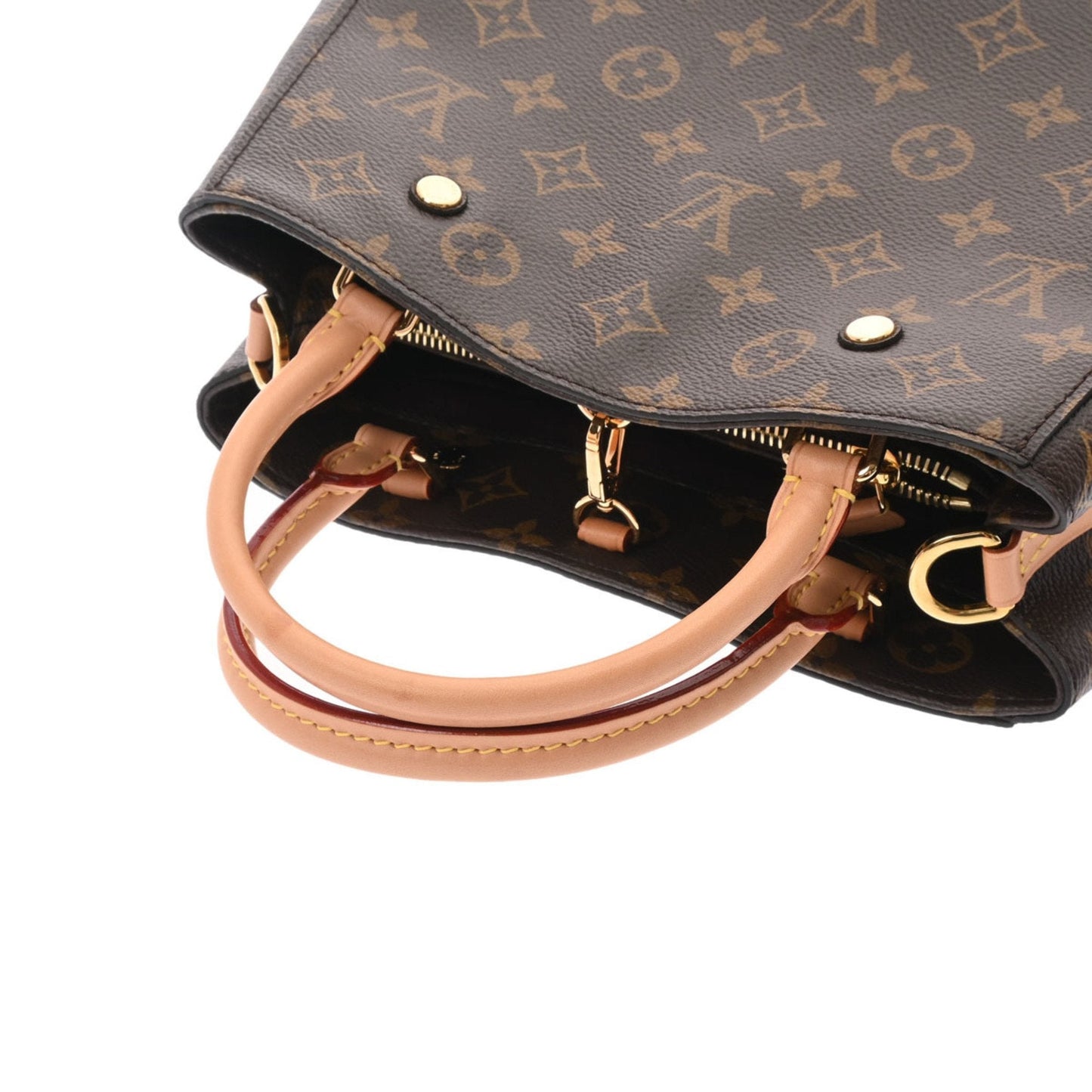 LOUIS VUITTON Monogram Montaigne BB Brown M41055 Ladies Canvas Bag