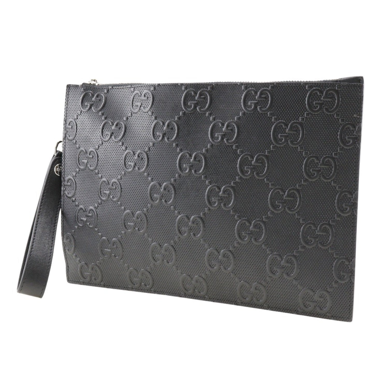 Gucci Black Leather Clutch Bag