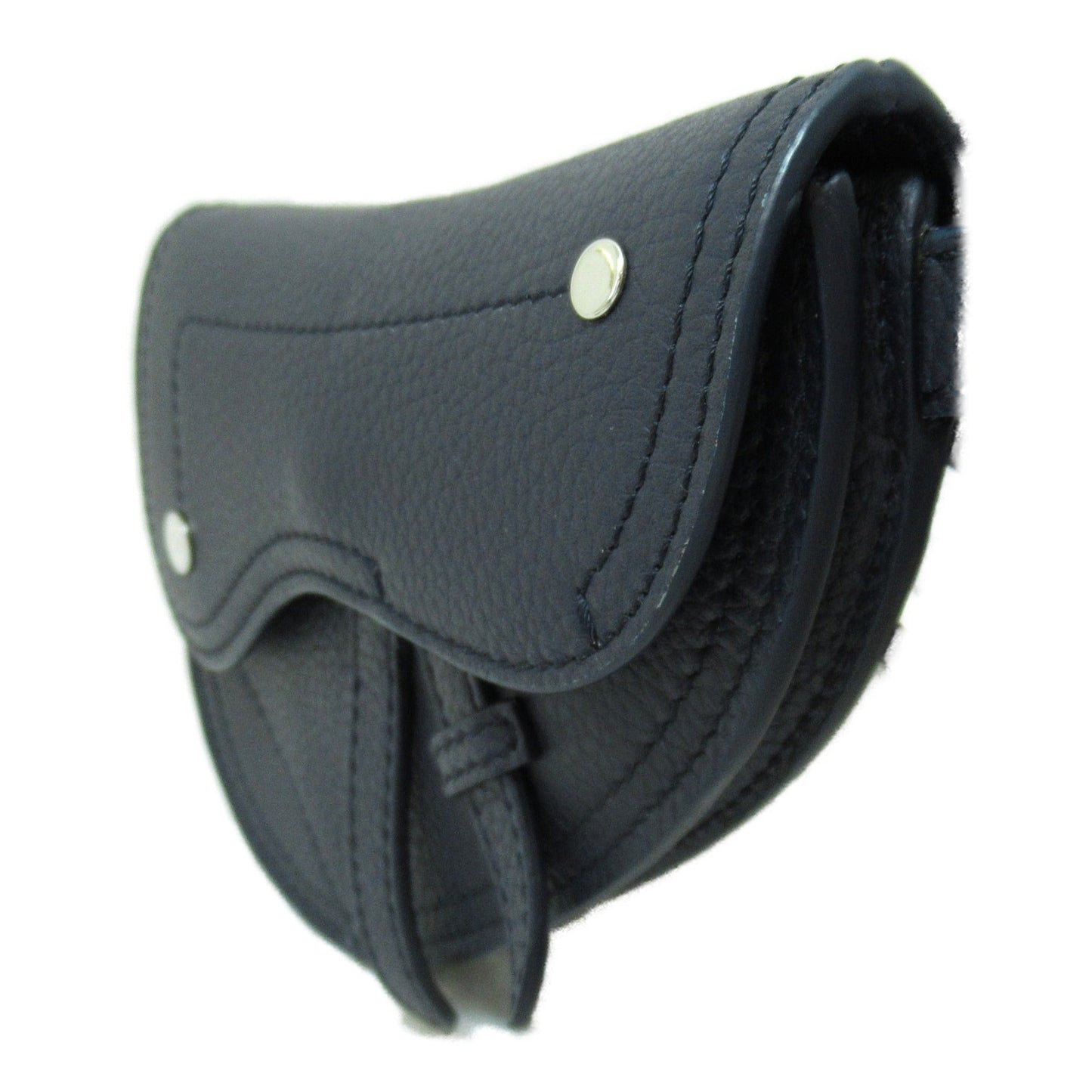 Dior Saddle pouch Navy leather