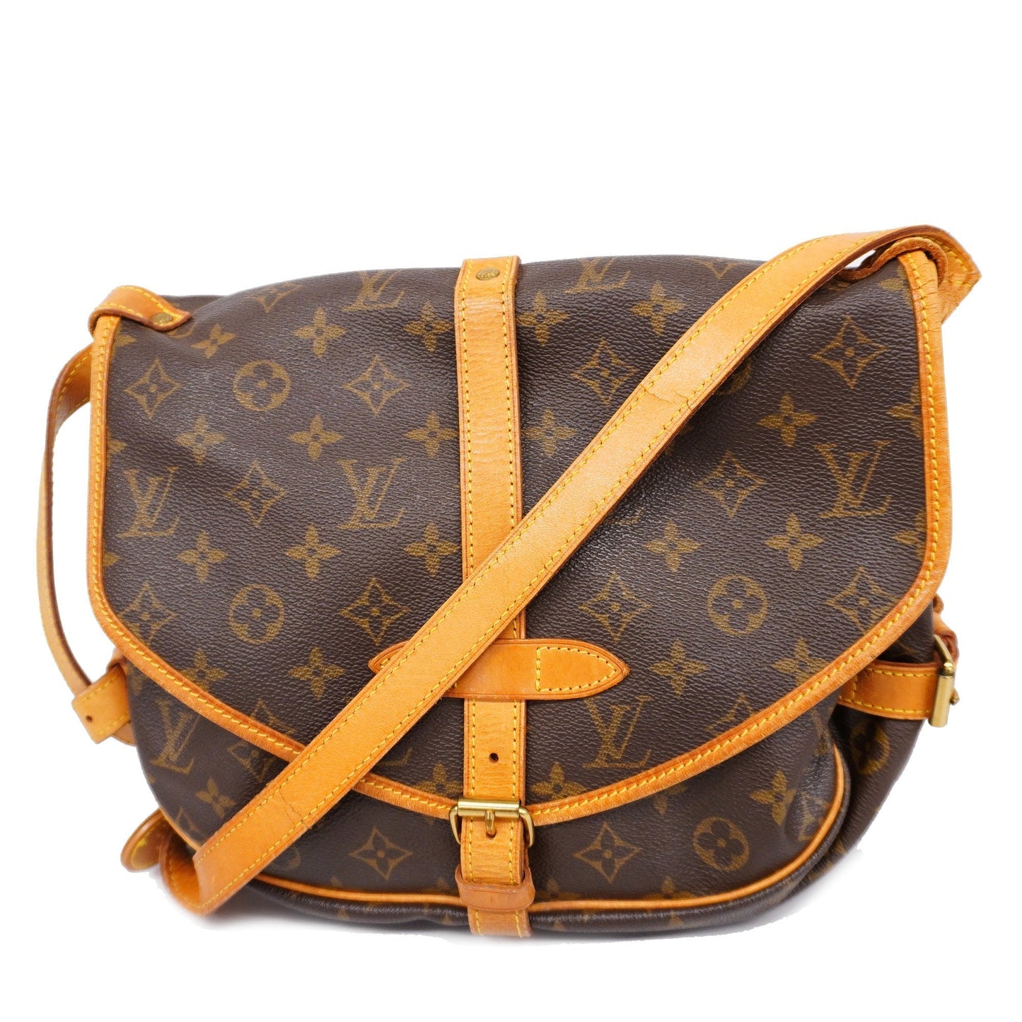 LOUIS VUITTONAuth  Monogram Saumur 30 M42256 Women's Shoulder Bag