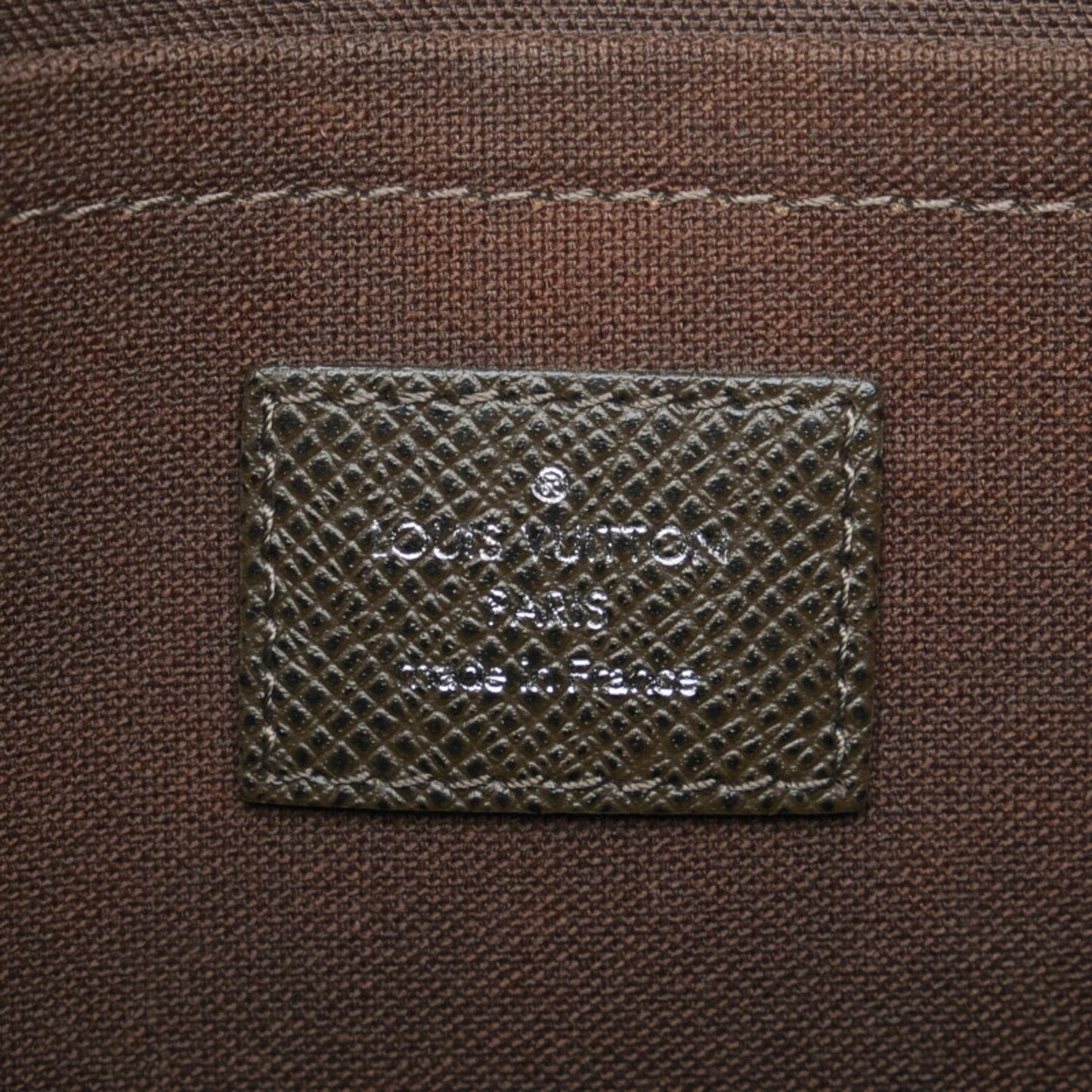 LOUIS VUITTON Taiga Roman PM Shoulder Bag M32778 Grizzly Brown Leather Women's