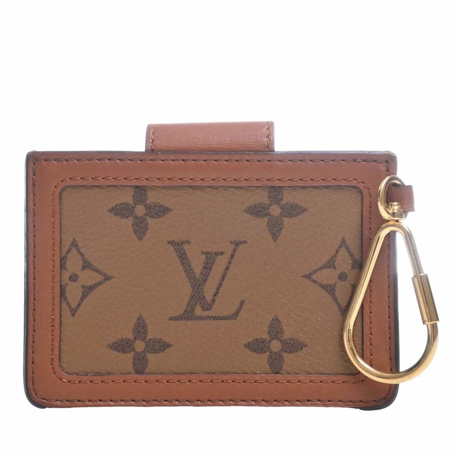 LOUIS VUITTON Monogram Reverse Dauphine Multicult Card Case M68751 Brown Ladies