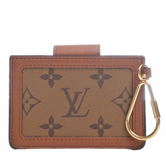 LOUIS VUITTON Monogram Reverse Dauphine Multicult Card Case M68751 Brown Ladies