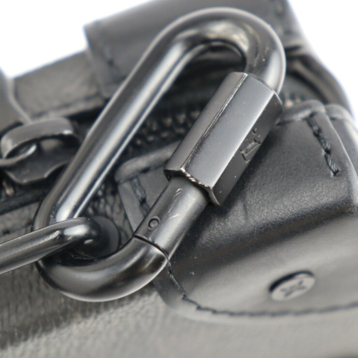 LOUIS VUITTON Soft Trunk Wallet Shoulder Bag M69838 Monogram Eclipse Leather Black Pochette 2WAY Clutch Second Vuitton