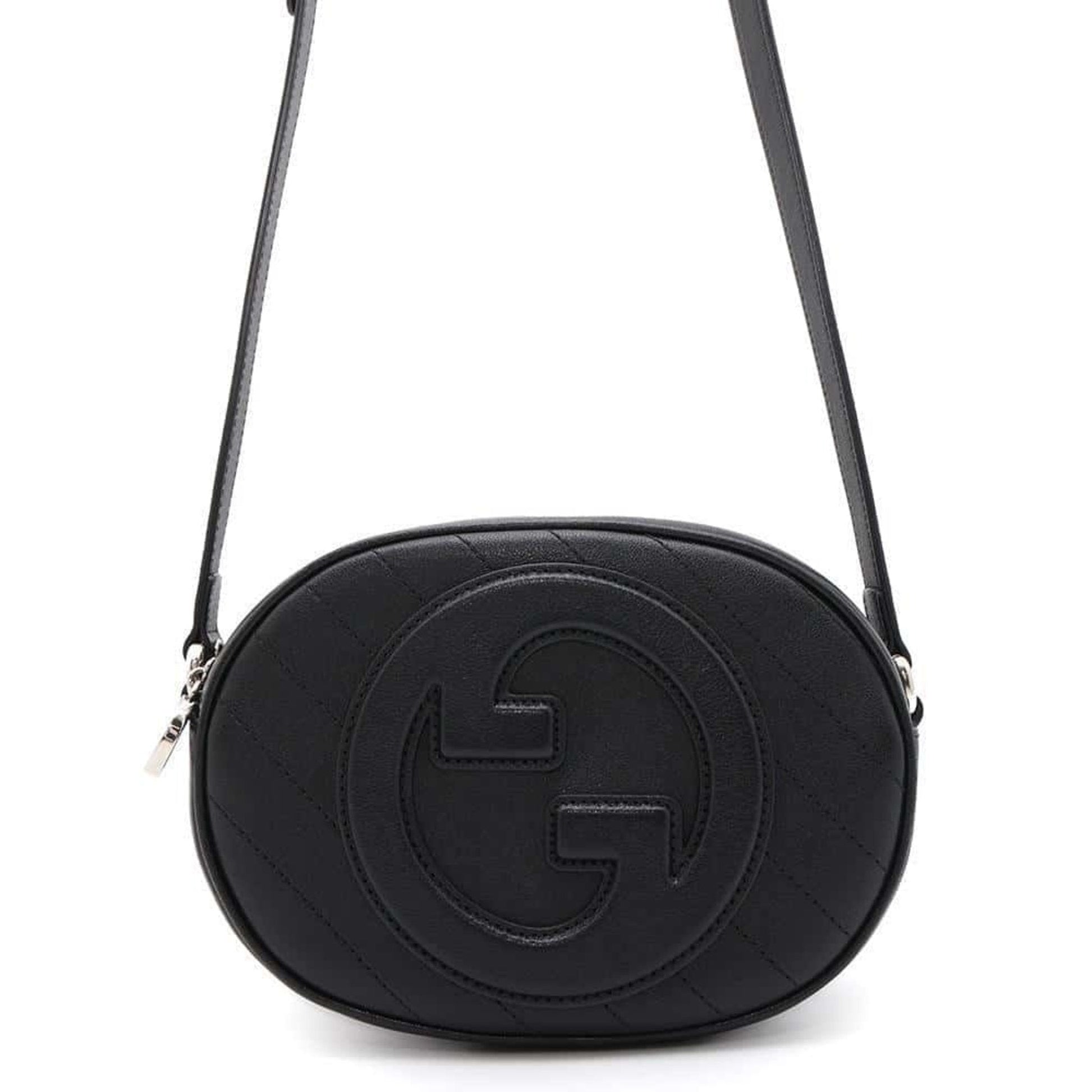 Gucci Black Leather Shoulder Bag ()