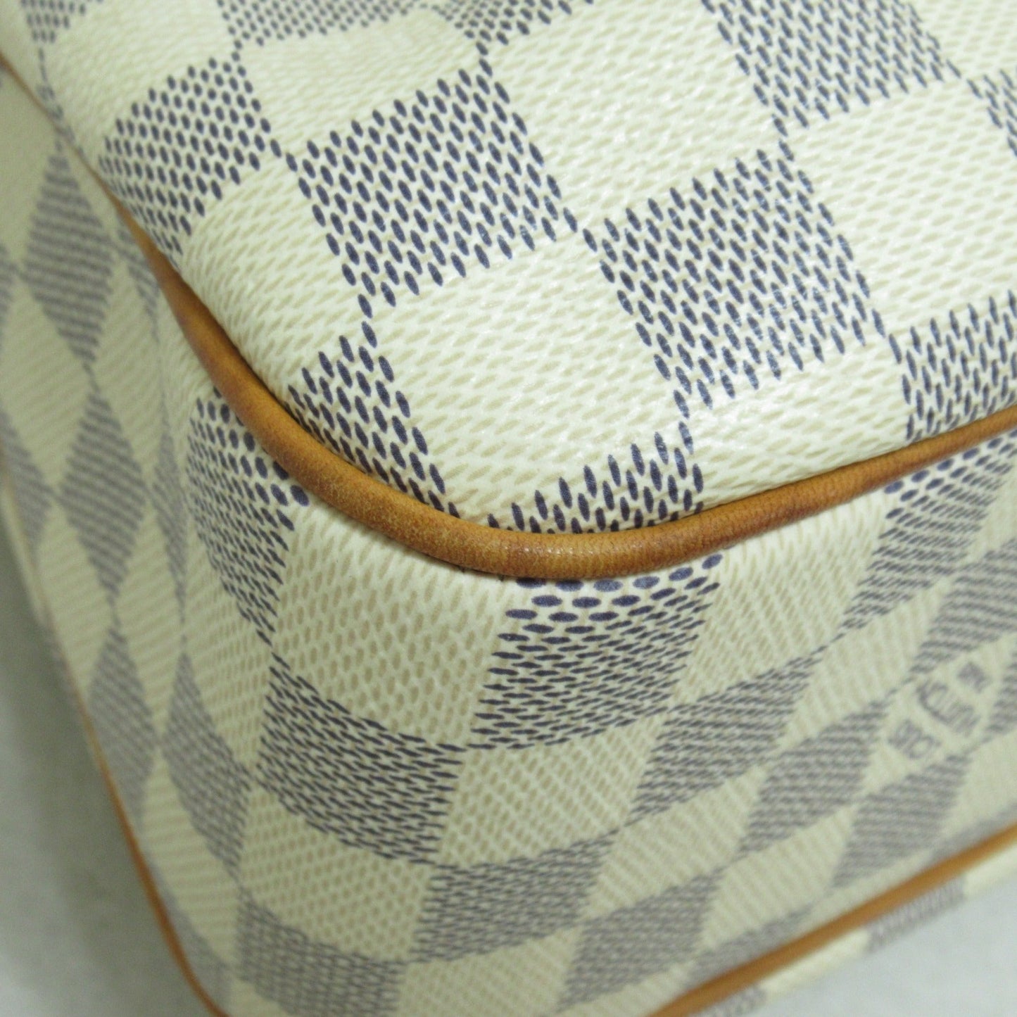 LOUIS VUITTON SiracusaPM Shoulder Bag Ivory Damier Azur PVC coated canvas N41113