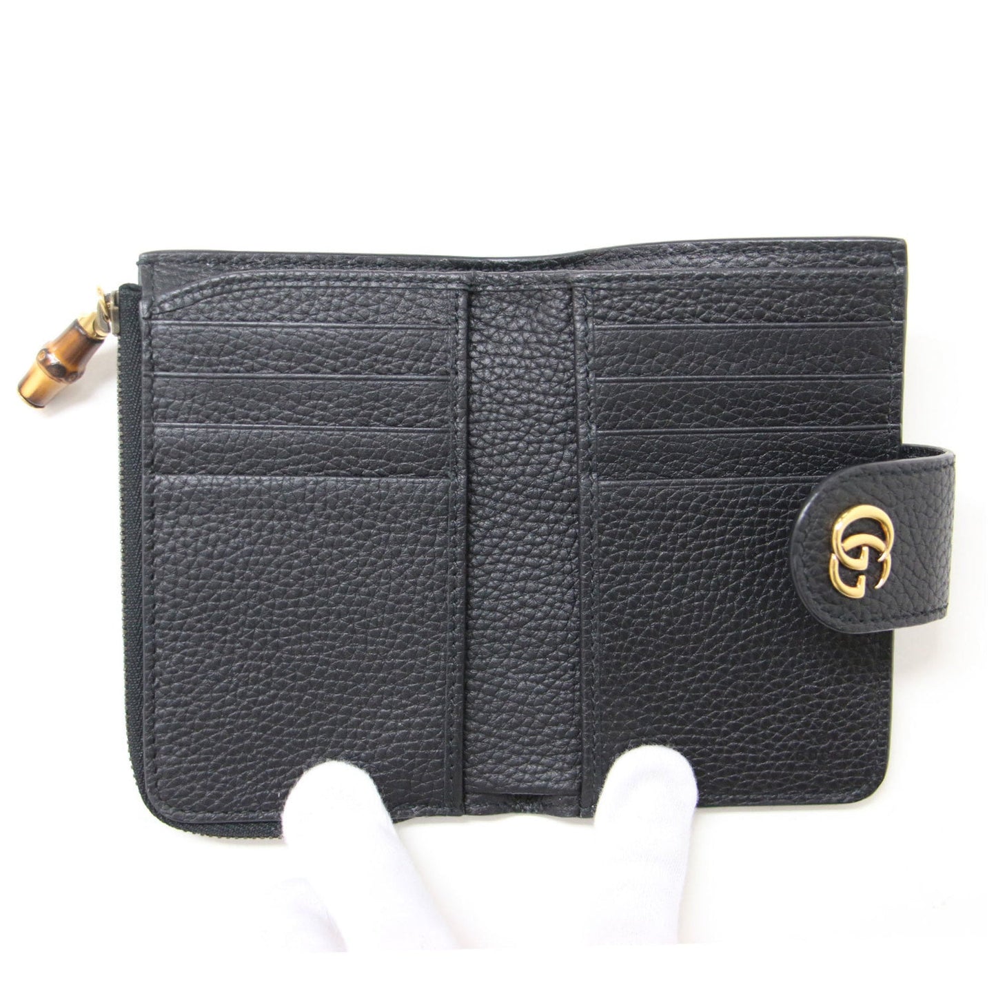 Gucci Black Leather Wallet (Bi-Fold)