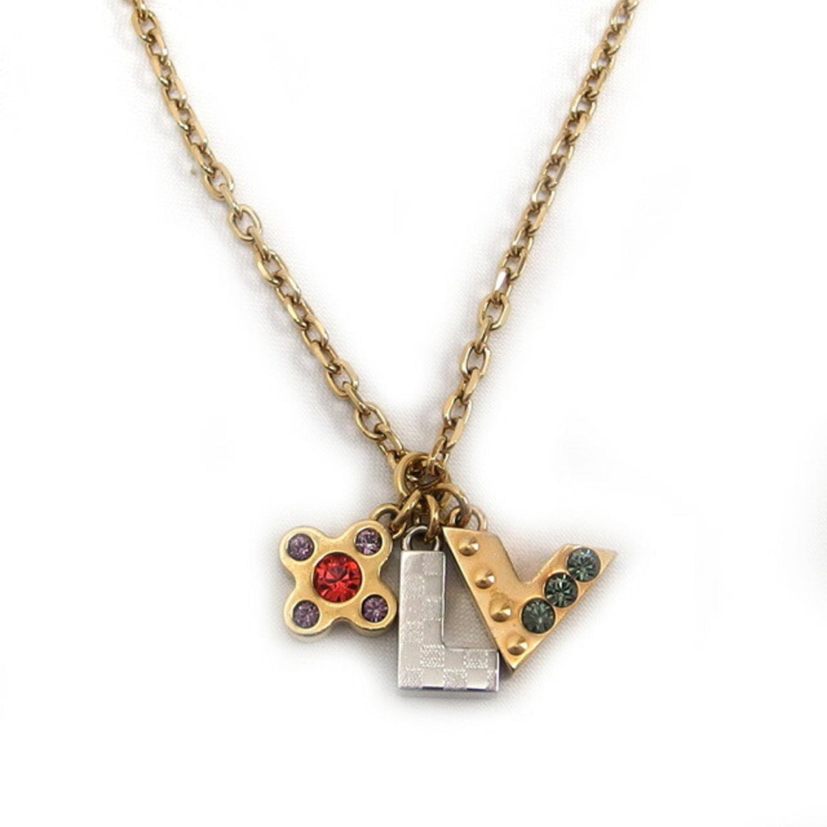 LOUIS VUITTON Pandantif Love Letters Necklace Flower M37068
