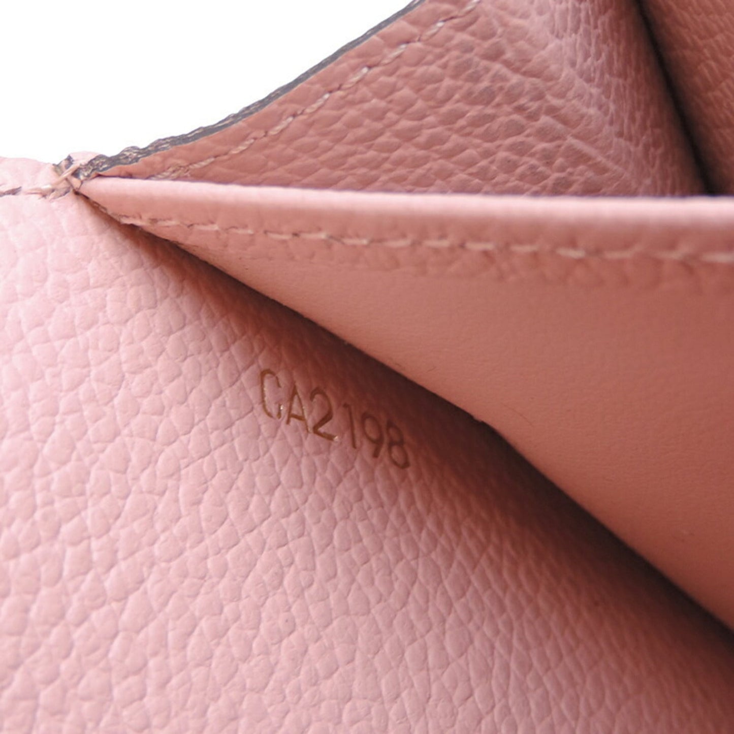 LOUIS VUITTON Portefeuille Sarah Women's Long Wallet M64082 Monogram Empreinte Rose Poudre/Pink