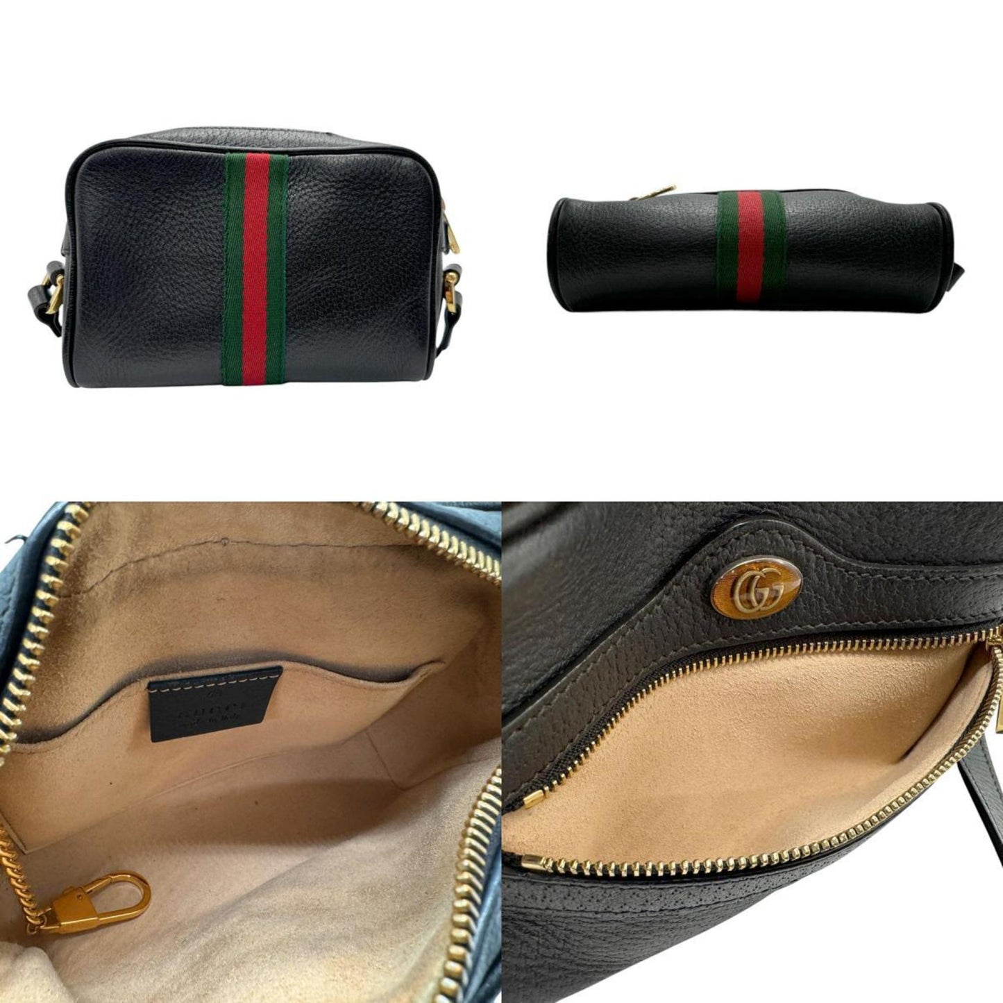 Gucci Black Leather Shoulder Bag