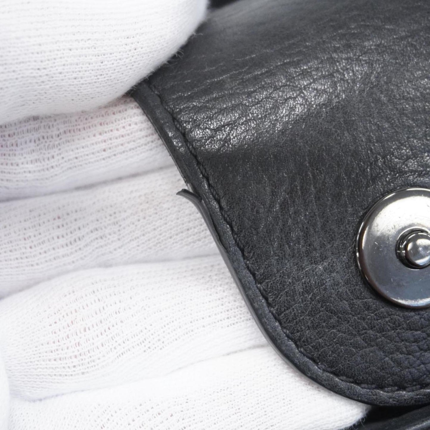 Chanel Tote Bag Executive Leather Black Women's