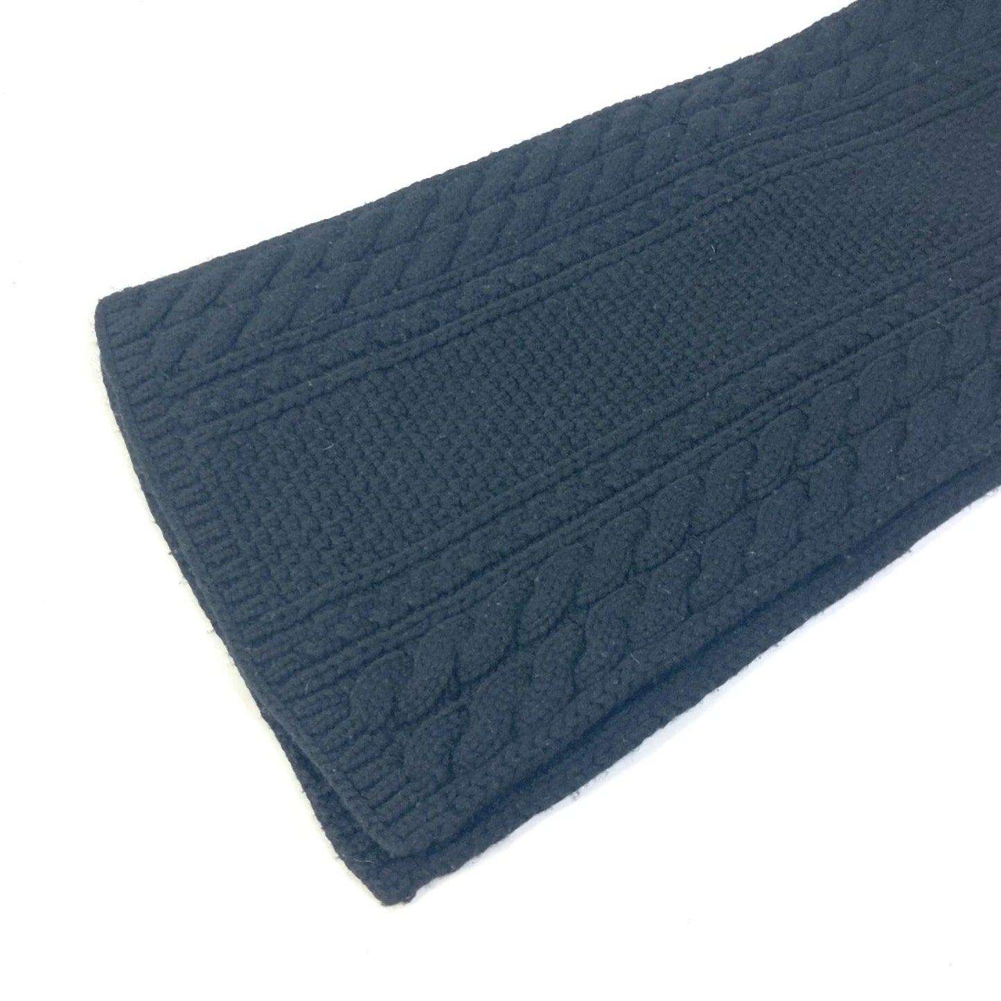 Chanel Chain Braid Scarf Black Gold