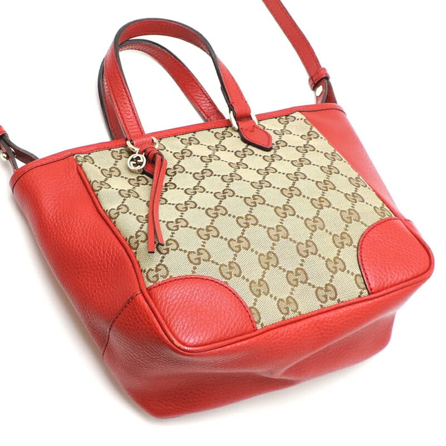 Gucci Beige Red Color Handbag