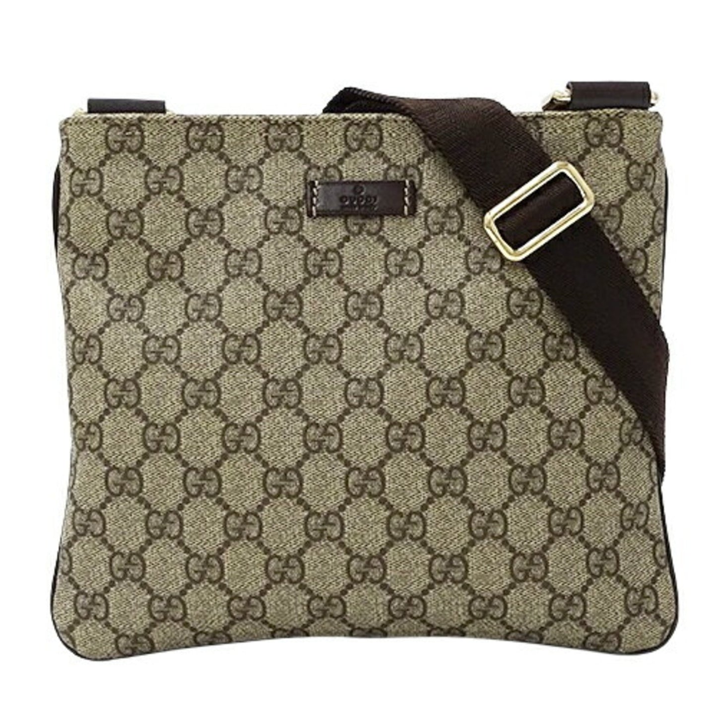 Gucci Beige Brown Gg Supreme Shoulder Bag
