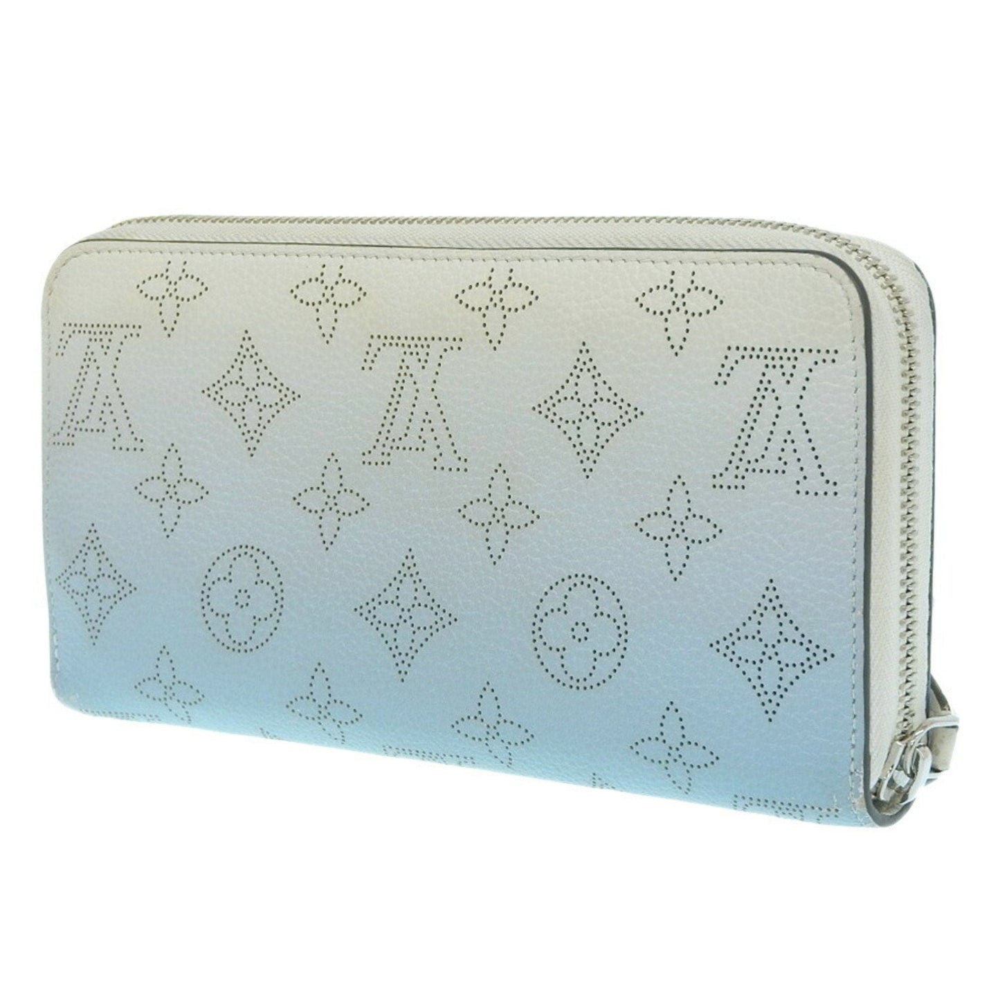 LOUIS VUITTON Monogram Mahina Zippy Punching Blue Gradation M80494