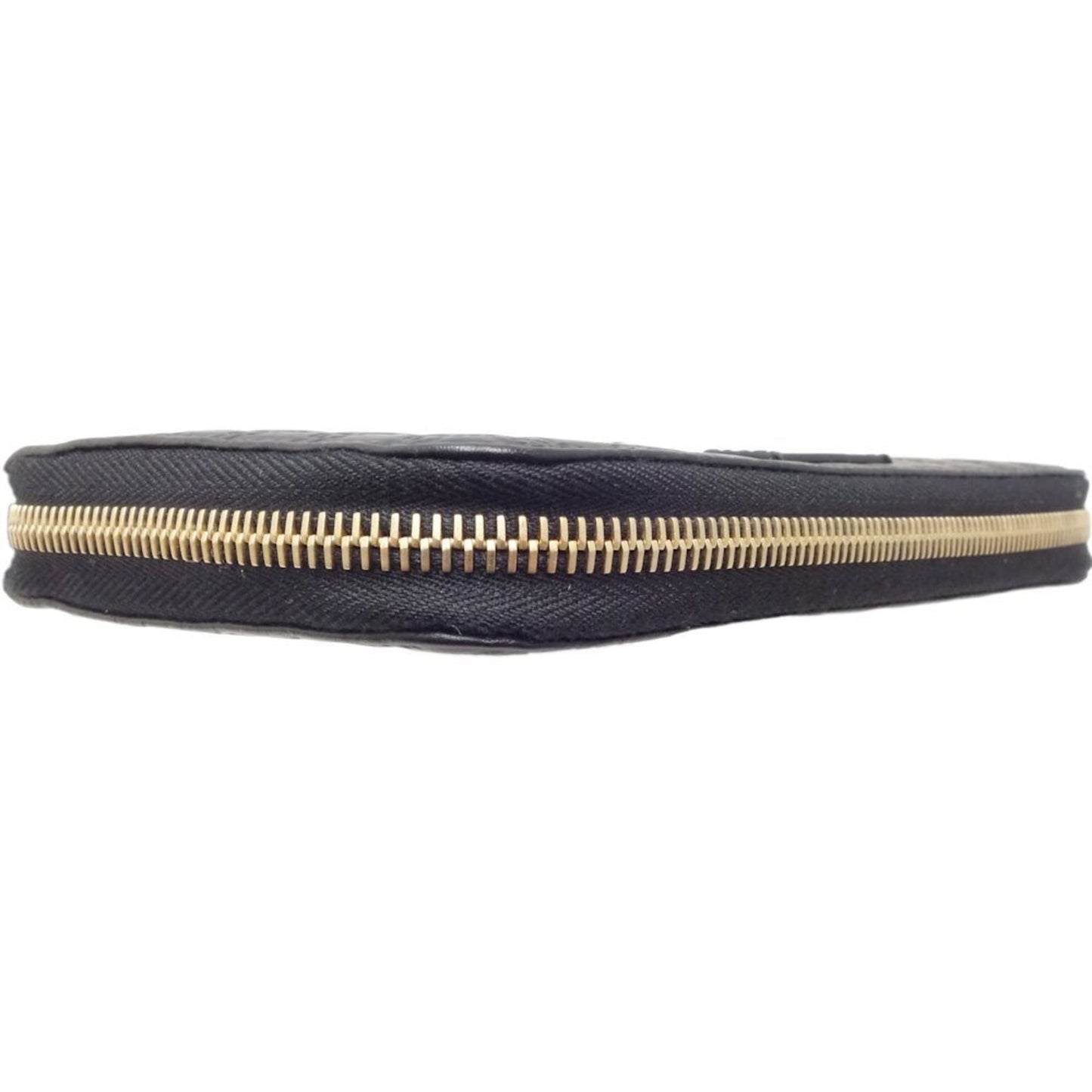 Gucci Black Leather Long Wallet (Bi-Fold)