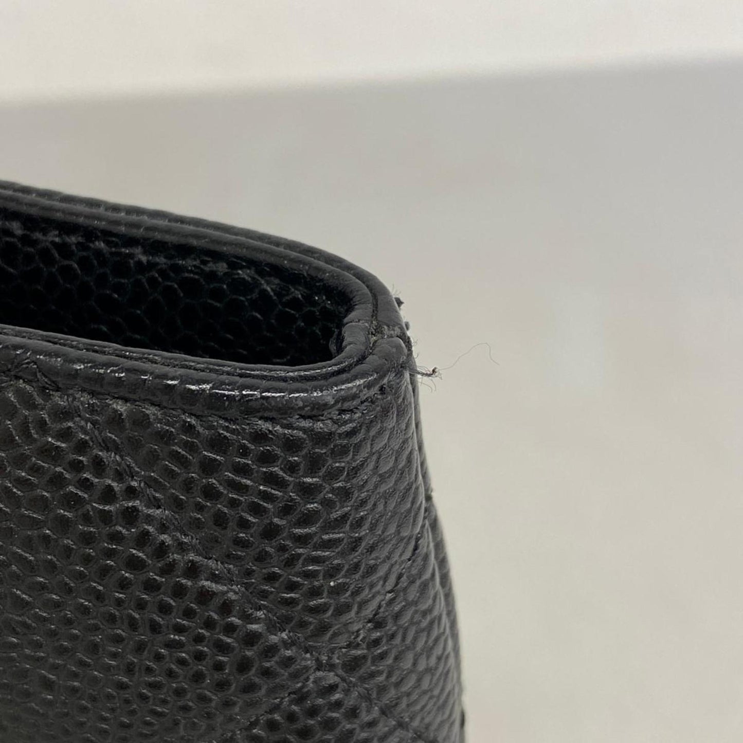 Chanel Tote Bag Reproduction Caviar Skin Black Women's