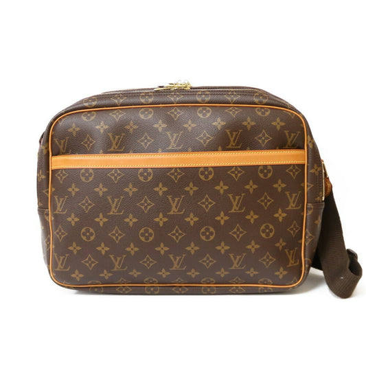 LOUIS VUITTON Shoulder Bag Monogram Reporter GM M45252 Brown Women's Canvas