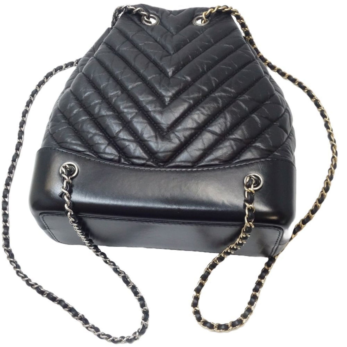 CHANEL Chanel Chain Backpack Gabrielle de Small CC Coco Mark A94485 Calfskin Black 450311
