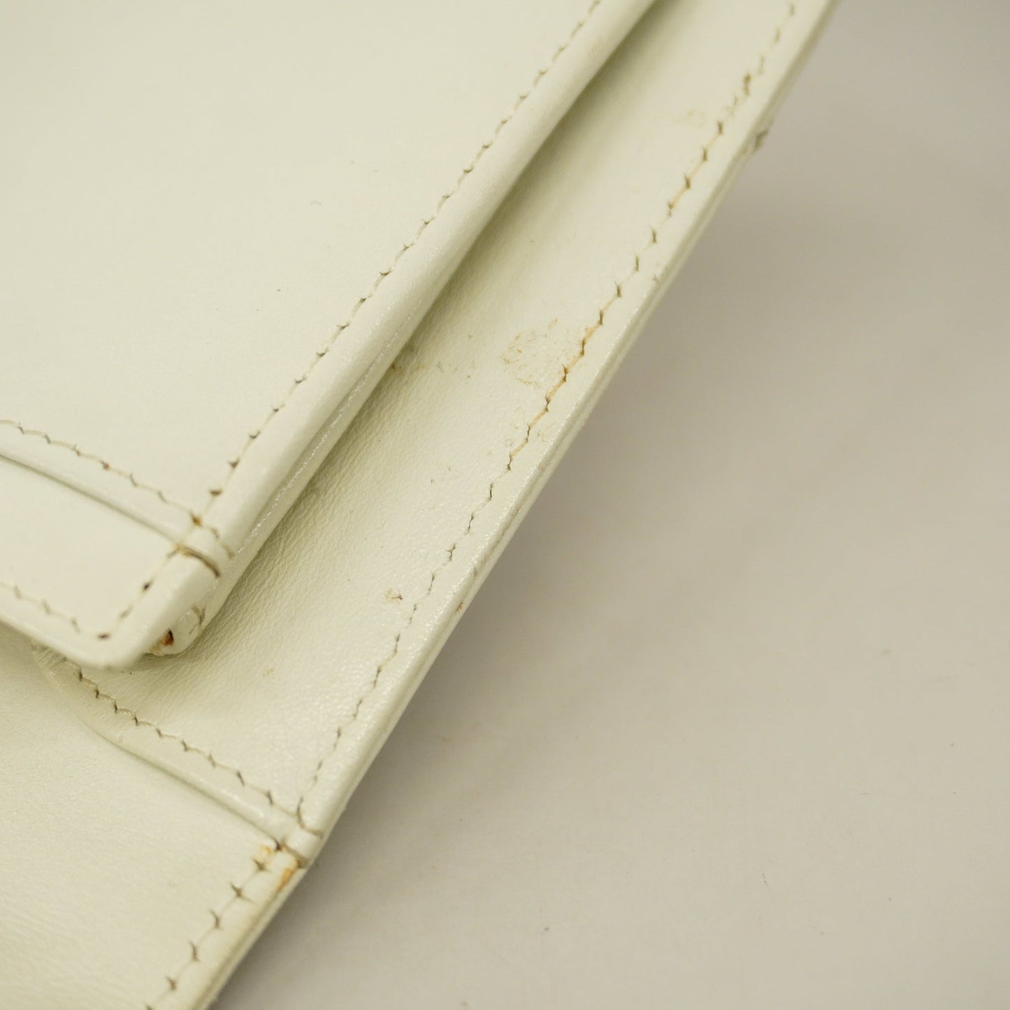 ChanelAuth  Matelasse Long Wallet Silver Metal Fittings Women's Lambskin Wallet