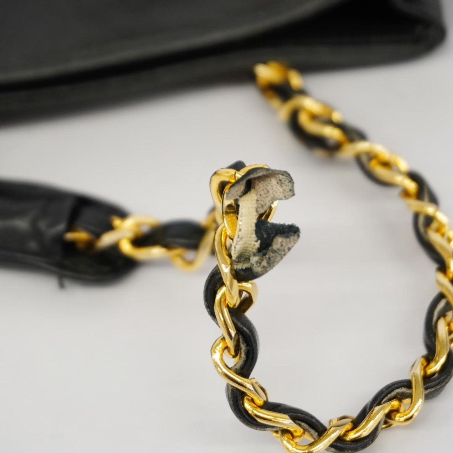 Chanel Shoulder Bag Matelasse Lambskin Black Women's