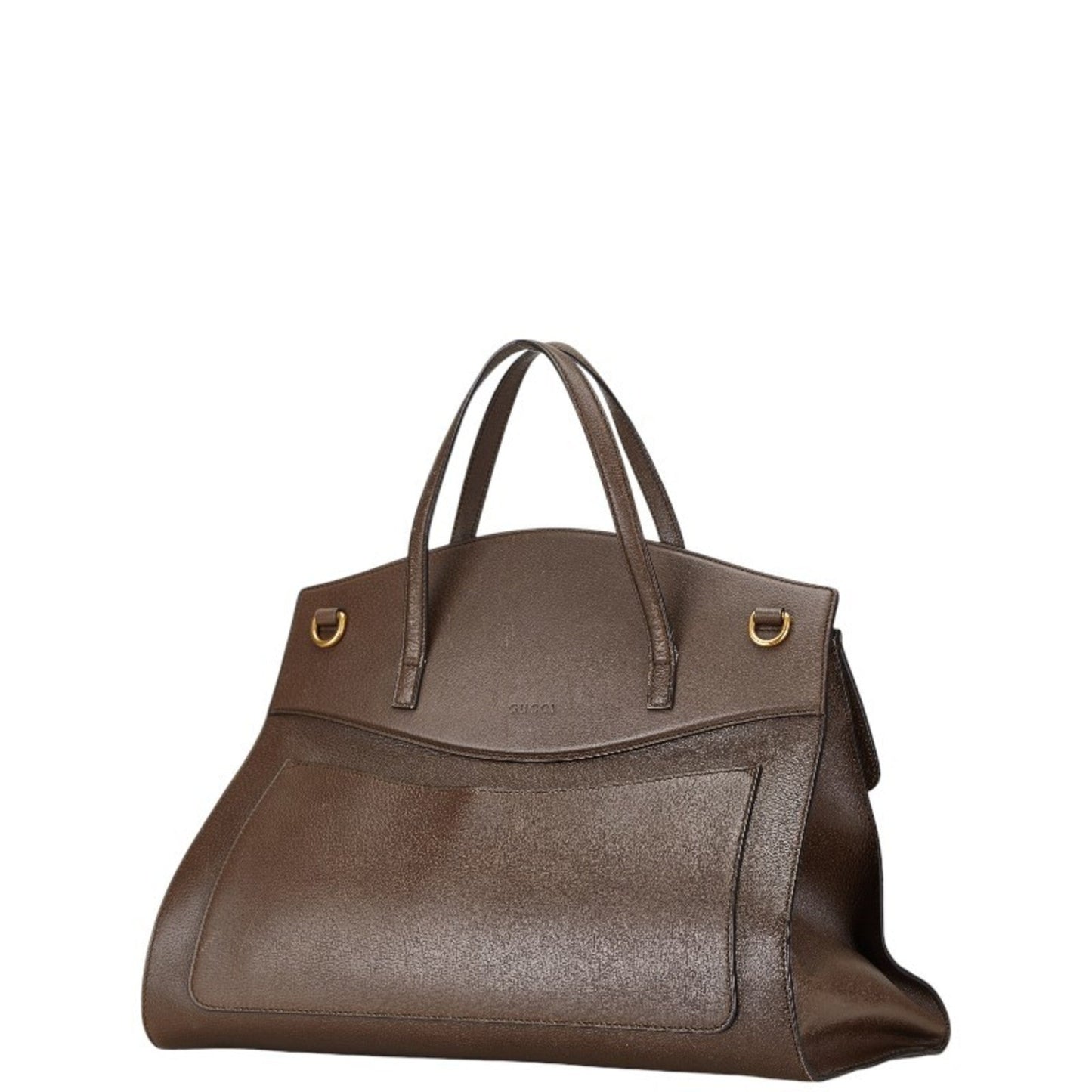 Gucci Brown Leather Handbag Shoulder Bag