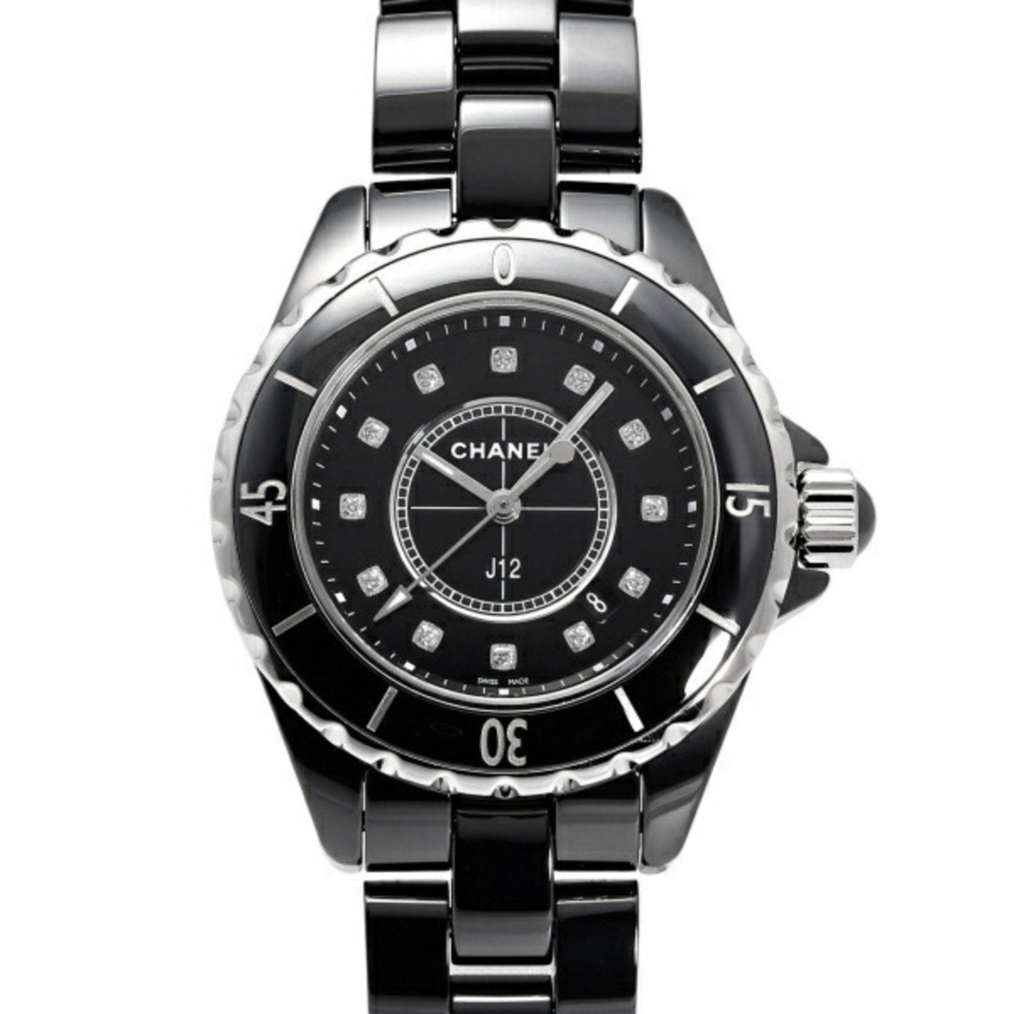 CHANEL J12 33MM H1625 Black Dial Watch for Women