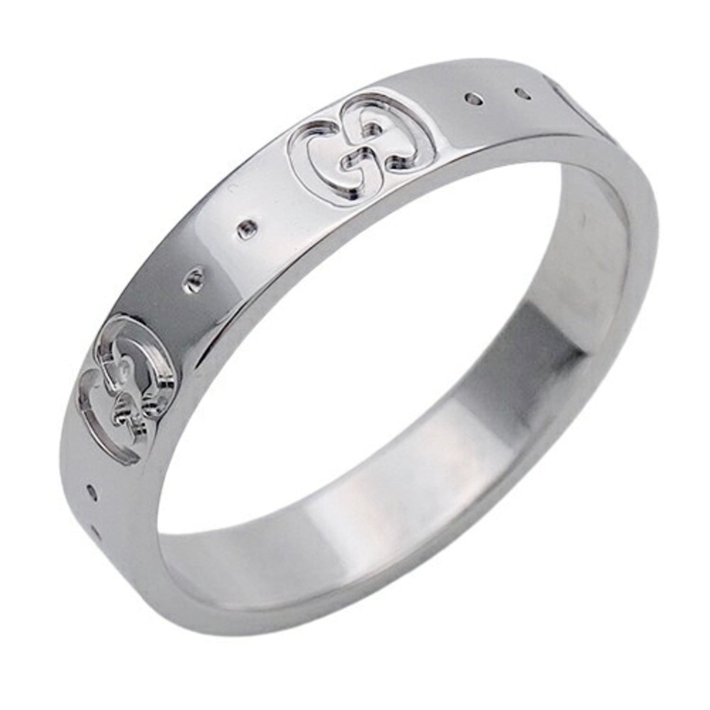 Gucci White Gold White Gold (18K) Band Ring ()