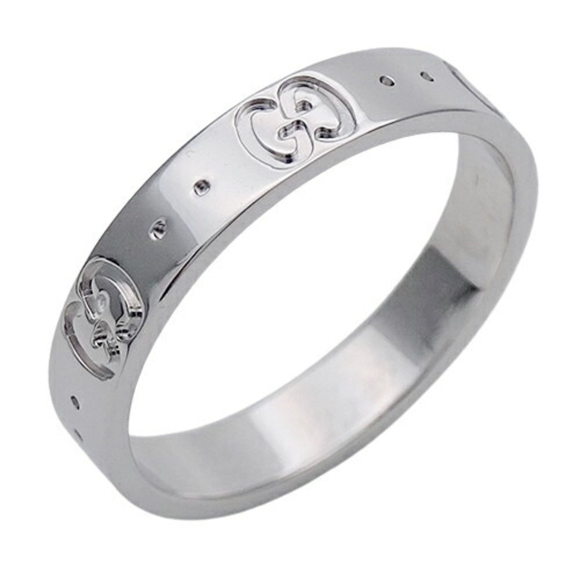 Gucci White Gold White Gold (18K) Band Ring ()